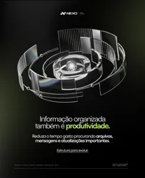 Informação e Organização Startup Tecnologia e Gestão PSD Editável