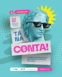 Salário Liberado Tá na Conta Prefeitura Social Media PSD Editável