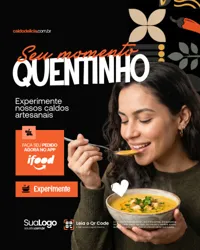 Restaurante de Caldos Social Media PSD Editável