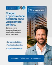 Imobiliária Social Media PSD Editável