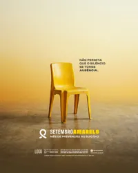 Setembro Amarelo Mês de Prevenção ao Suicídio Social Media PSD Editável