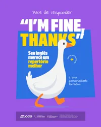 Escola de Inglês Social Media Figma Editável