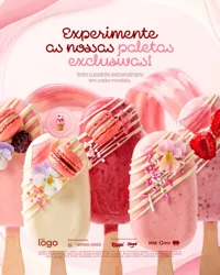 Sorveteria Social Media PSD Editável