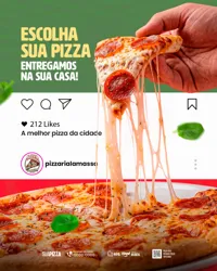 Pizza Pizzaria Social Media PSD Editável