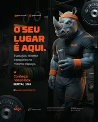 Crossfit Social Media PSD Editável