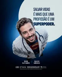 Feliz Dia do Médico 18 de Outubro Social Media PSD Editável