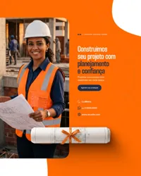 Construimos seu Projeto Construtora Social Media PSD Editável