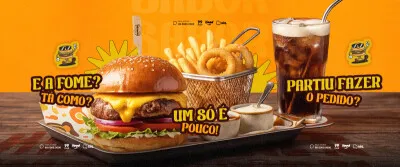 Carrossel Hamburgueria Social Media PSD Editável