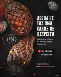 Carne de Respeito Churrascaria Social Media PSD Editável
