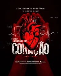 Dia Mundial do Coração 29 de Setembro Social Media PSD Editável