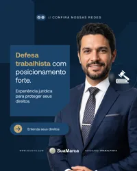 Advogado Trabalhista Social Media Figma Editável