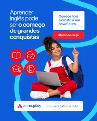 Escola de Idiomas Inglês Social Media PSD Editáve
