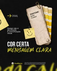 Cor Certa Design Gráfico Social Media Fimga Editável