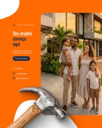 Construtora Social Media PSD Editável