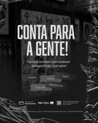 Studio de Tatuagem e Piecing Social Media PSD Editável
