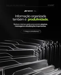 Informação Organizada Startup Tecnologia e Gestão PSD Editável