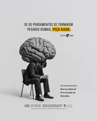 ia Mundial de Prevenção ao Suicídio 10 de Setembro Social Media PSD Editável