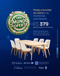 Copa do Mundo de Ofertas Loja de Móveis Social Media PSD Editável