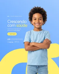 Clínica Pediátrica Pediatra Social Meida PSD Editável