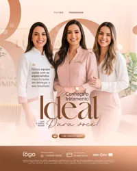 Clinica Estética Social Media PSD Editável