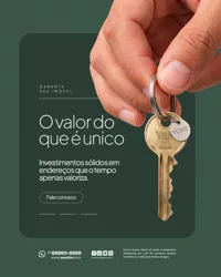 Imobiliária Social Media PSD Editável