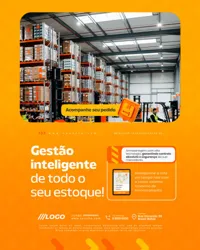Gestão Inteligente Transportadora de Cargas Social Media PSD Editável