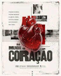 Dia Mundial do Coração 29 de Setembro Social Media PSD Editável