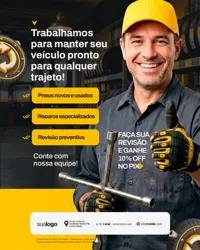 Ofertas Borracharia Social Media PSD Editável