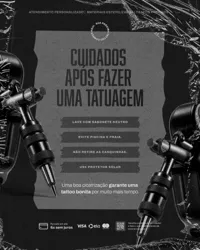 Studio de Tatuagem e Piecing Social Media PSD Editável