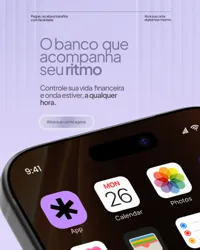 Banco Digital Social Media PSD Editável