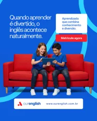 Escola de Idiomas Inglês Social Media PSD Editáve
