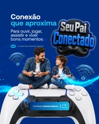 Seu Pai Conectado Ofertas Dia dos Pais Figma Editável
