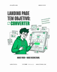 Landing Page tem Objetivo Desenvolvimento Web Social Media Media Editável