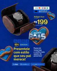 Dia dos Pais Loja de Presentes Social Media PSD Editável