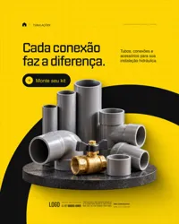 Loja de Materiais de Construção Socia Media PSD Editável