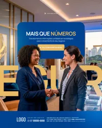 Contabilidade Social Media PSD Editável