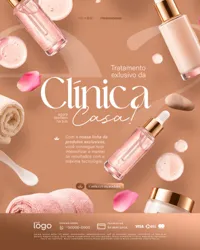 Clinica Estética Social Media PSD Editável