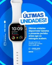 Ofera Dia dos Pais Relojoaria Promoção de Relógios Social Media PSD Editável