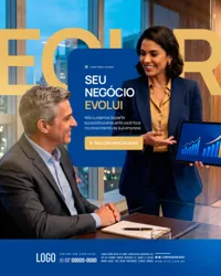 Contabilidade Social Media PSD Editável