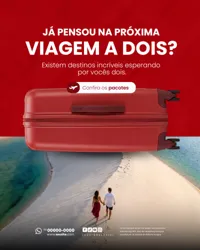 Agência de Viagens Social Media PSD Editável