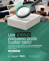 Contabilidade Social Media PSD Editável