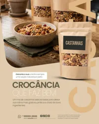 Loja de Produtos Naturais Social Media PSD Editável