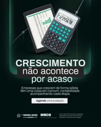 Contabilidade Social Media PSD Editável