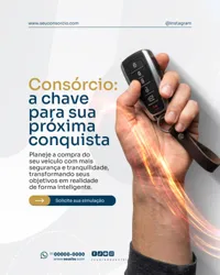 Consórcio Social Media PSD Editável