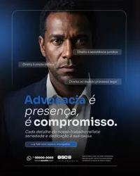 Advogado Social Media PSD Editável