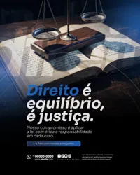 Advogado Social Media PSD Editável
