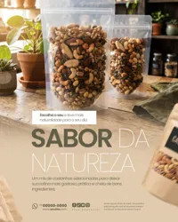 Loja de Produtos Naturais Social Media PSD Editável