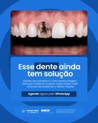 Clínica Odontológica Social Media PSD Editável
