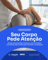 Quiropraxia Social Media PSD Editável