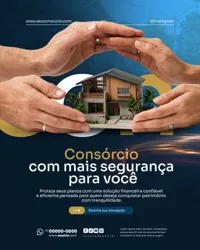 Consórcio Social Media PSD Editável